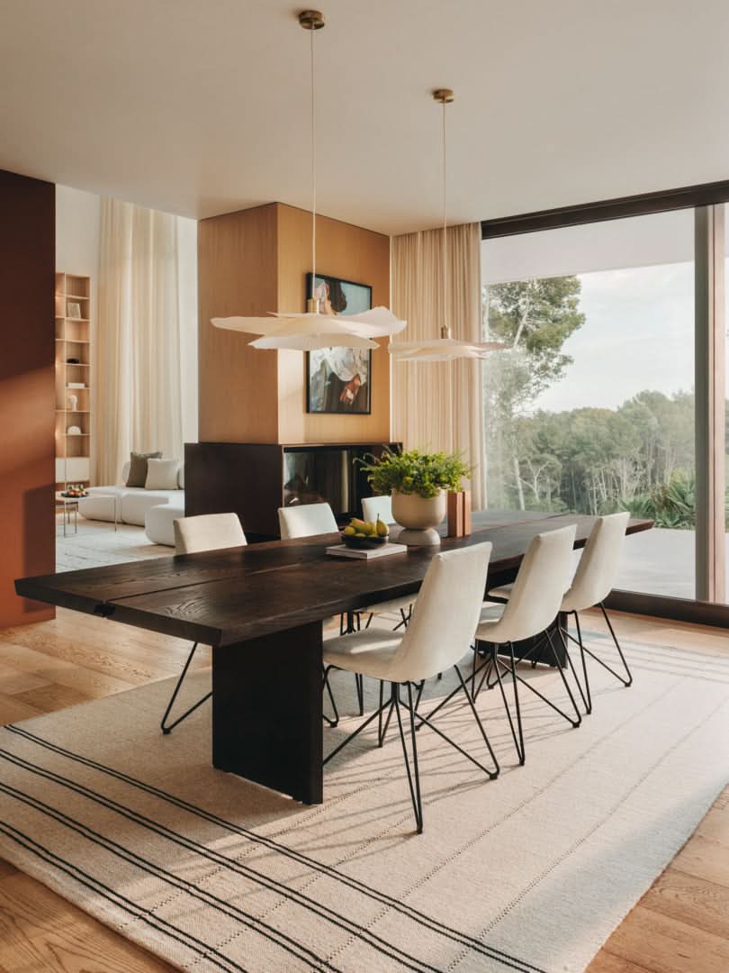 TEAM 7 echt.zeit table in smoked oak. photo: TEAM 7 - Available in Canada at The Mattress & Sleep Co.