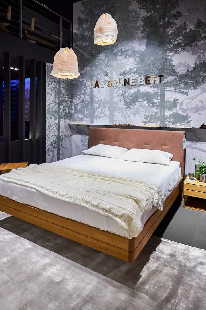 TEAM 7 float bed. photo: TEAM 7 - Available in Canada at The Mattress & Sleep Co.