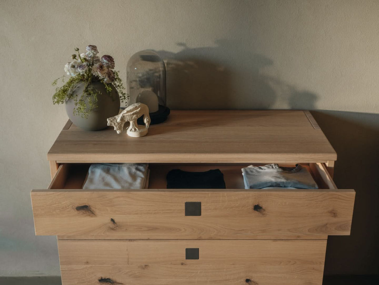 TEAM 7 nox occasional furniture in wild white oil oak. photo: TEAM 7 - Available in Canada at The Mattress & Sleep Co.