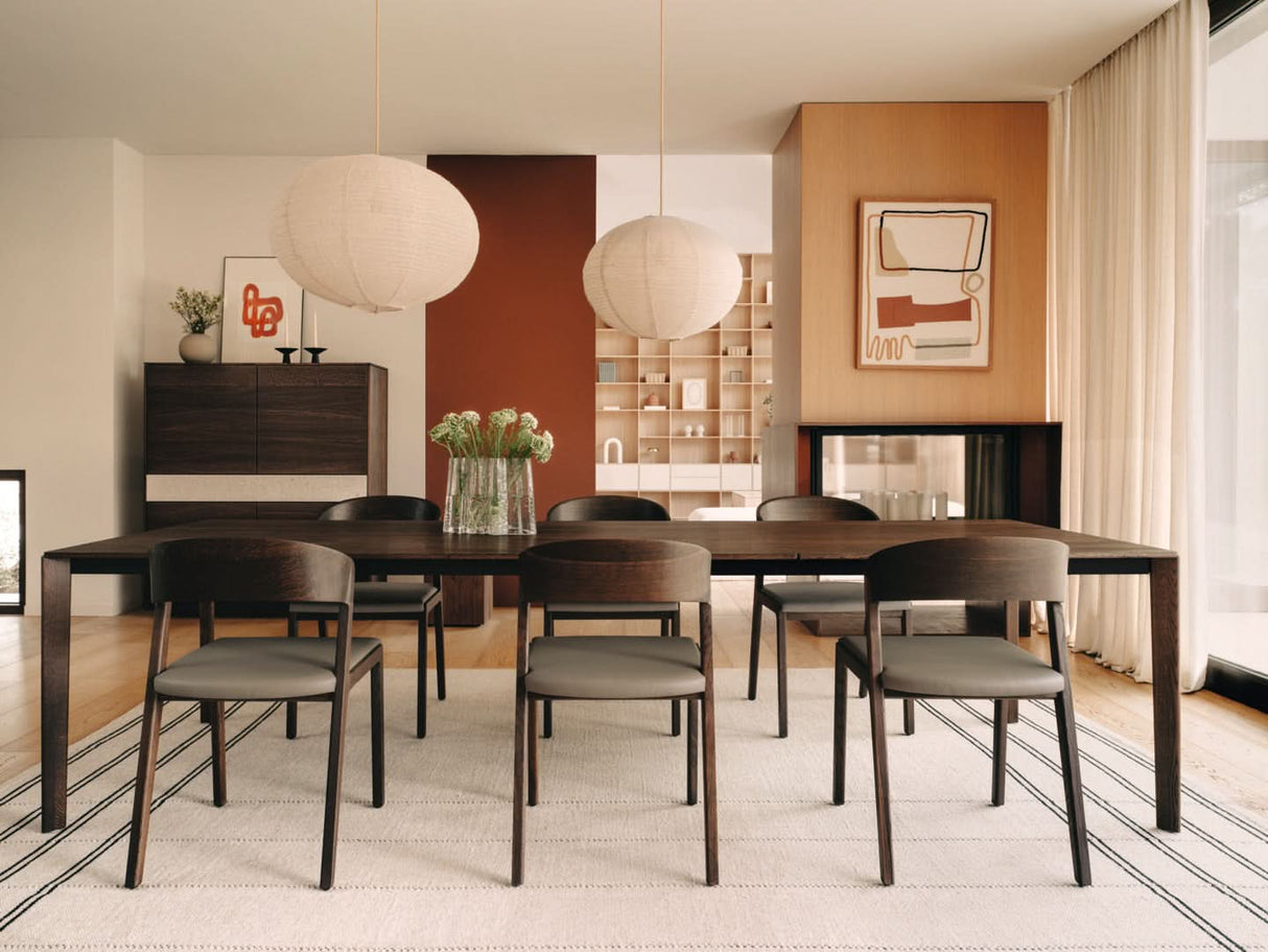 TEAM 7 tak table in smoked oak. photo: TEAM 7 - Available in Canada at The Mattress & Sleep Co.