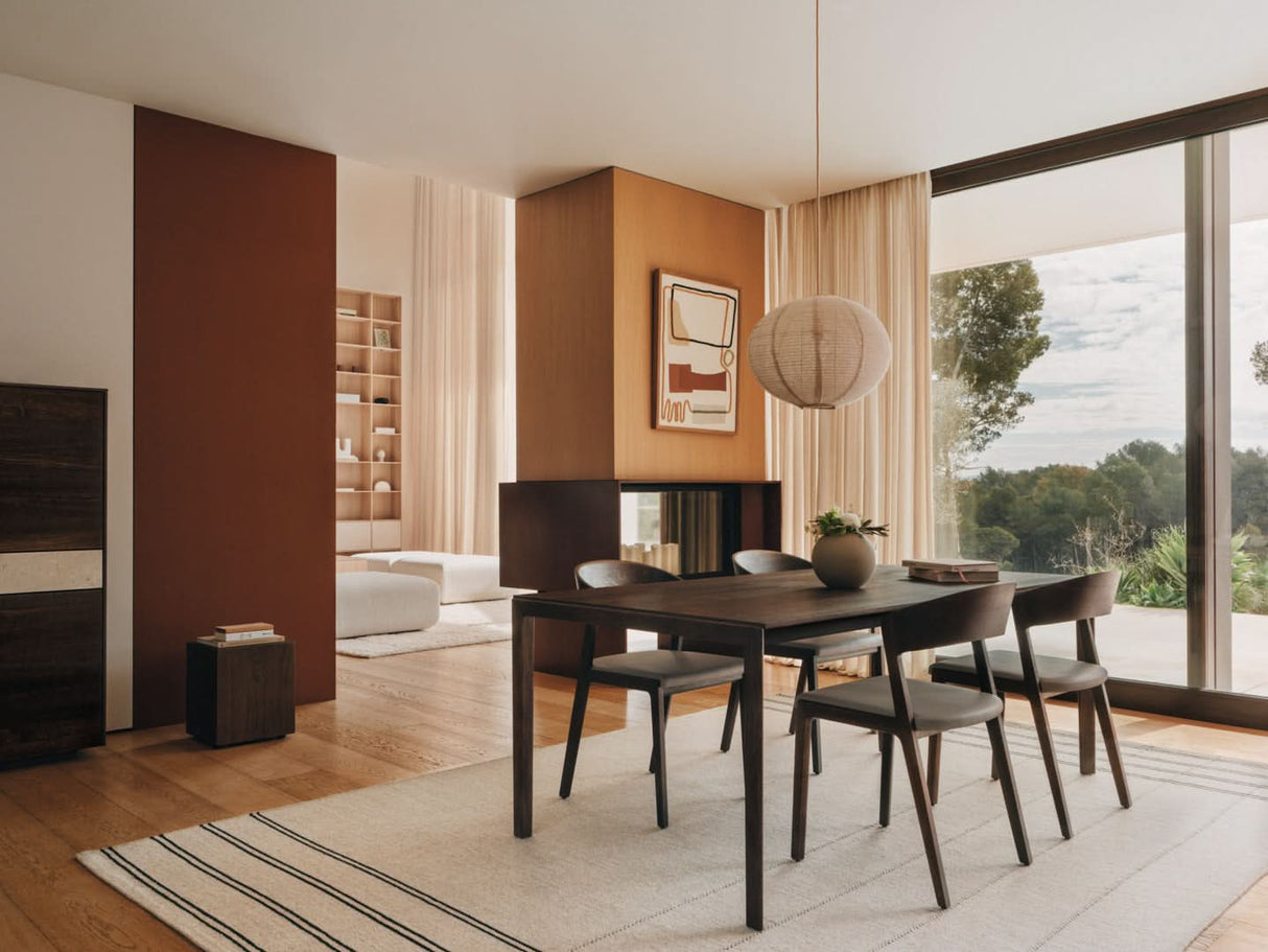 TEAM 7 tak table in smoked oak. photo: TEAM 7 - Available in Canada at The Mattress & Sleep Co.