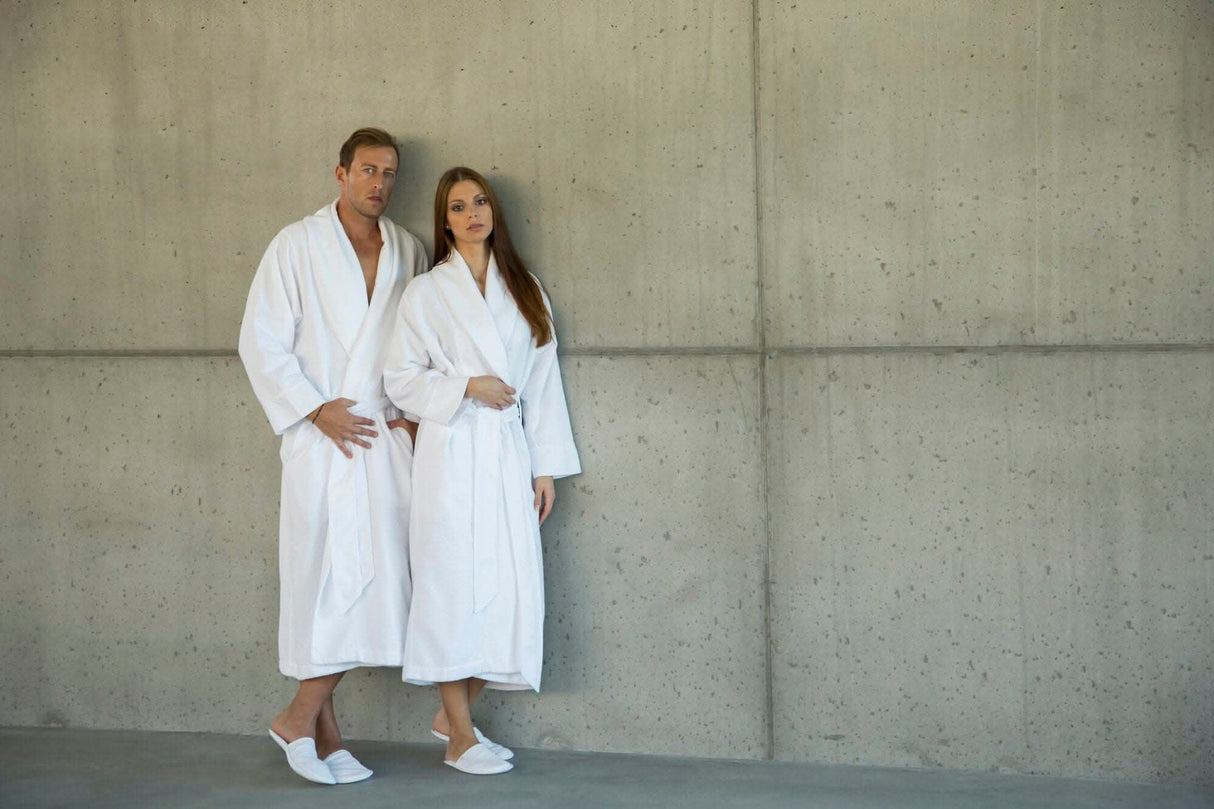 Abyss Amigo Robes in 100 White