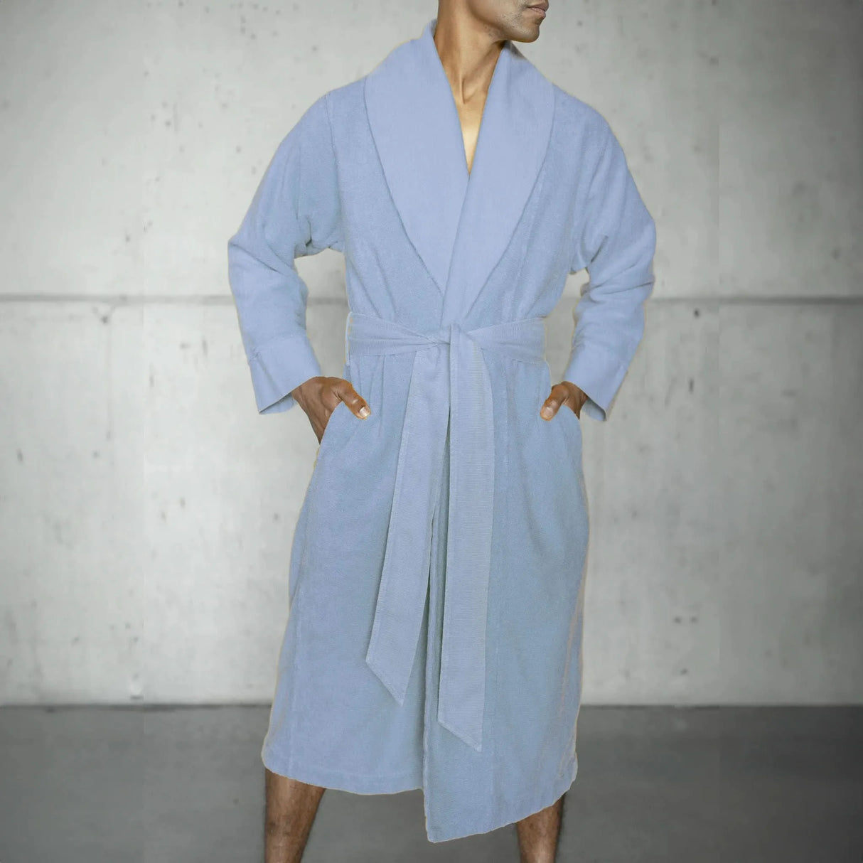 A&H Amigo Robe in 330 Powder Blue
