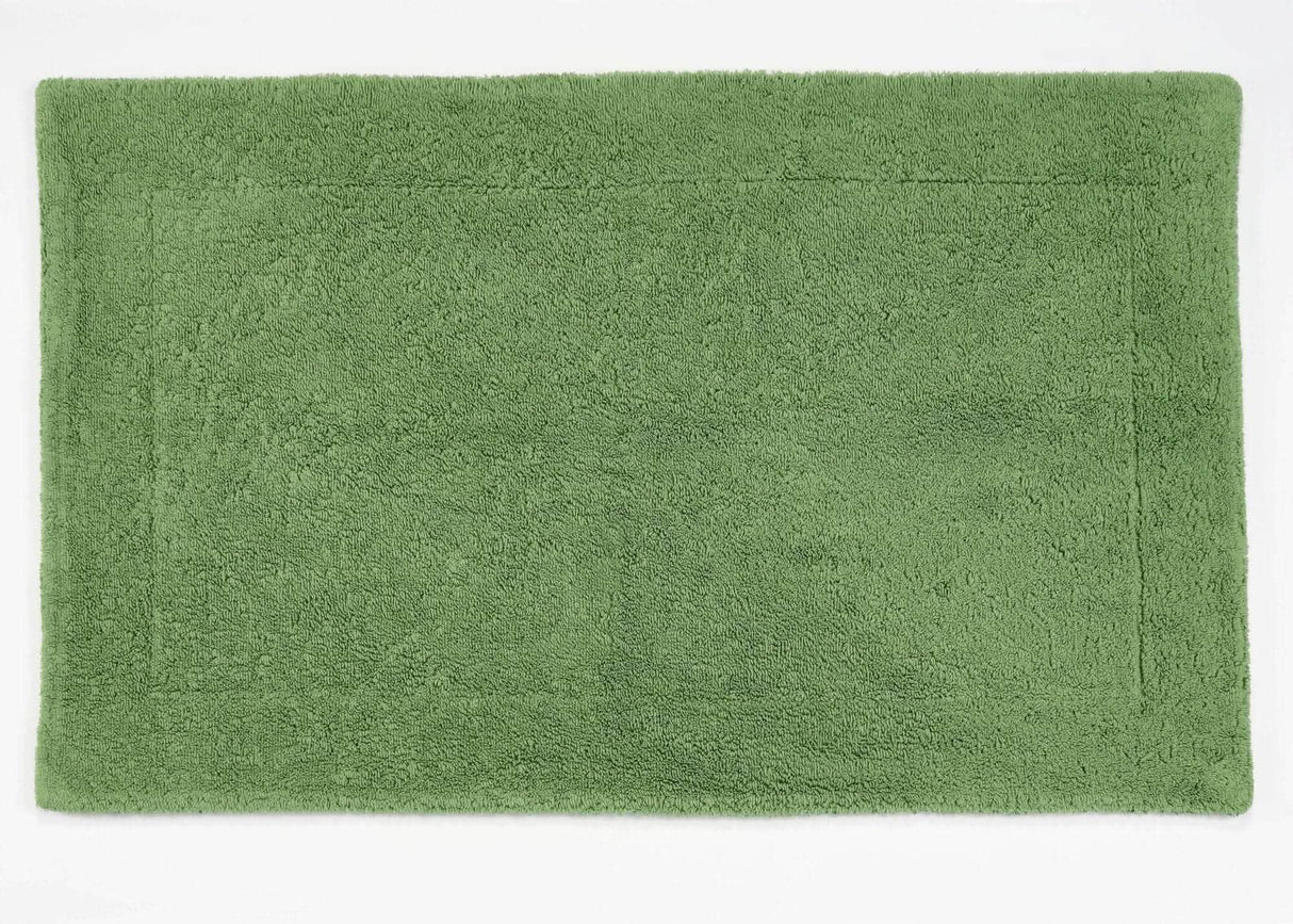 A&H Double Tub Mat - colour 205 Forest. 100% Giza Egyptian Cotton Extra-Long Staple