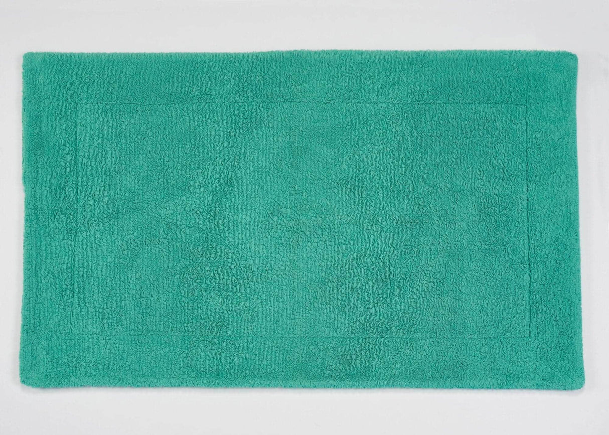 A&H Double Tub Mat - colour 302 Lagoon. 100% Giza Egyptian Cotton Extra-Long Staple