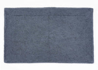 A&H Double Tub Mat - colour 307 Denim. 100% Giza Egyptian Cotton Extra-Long Staple