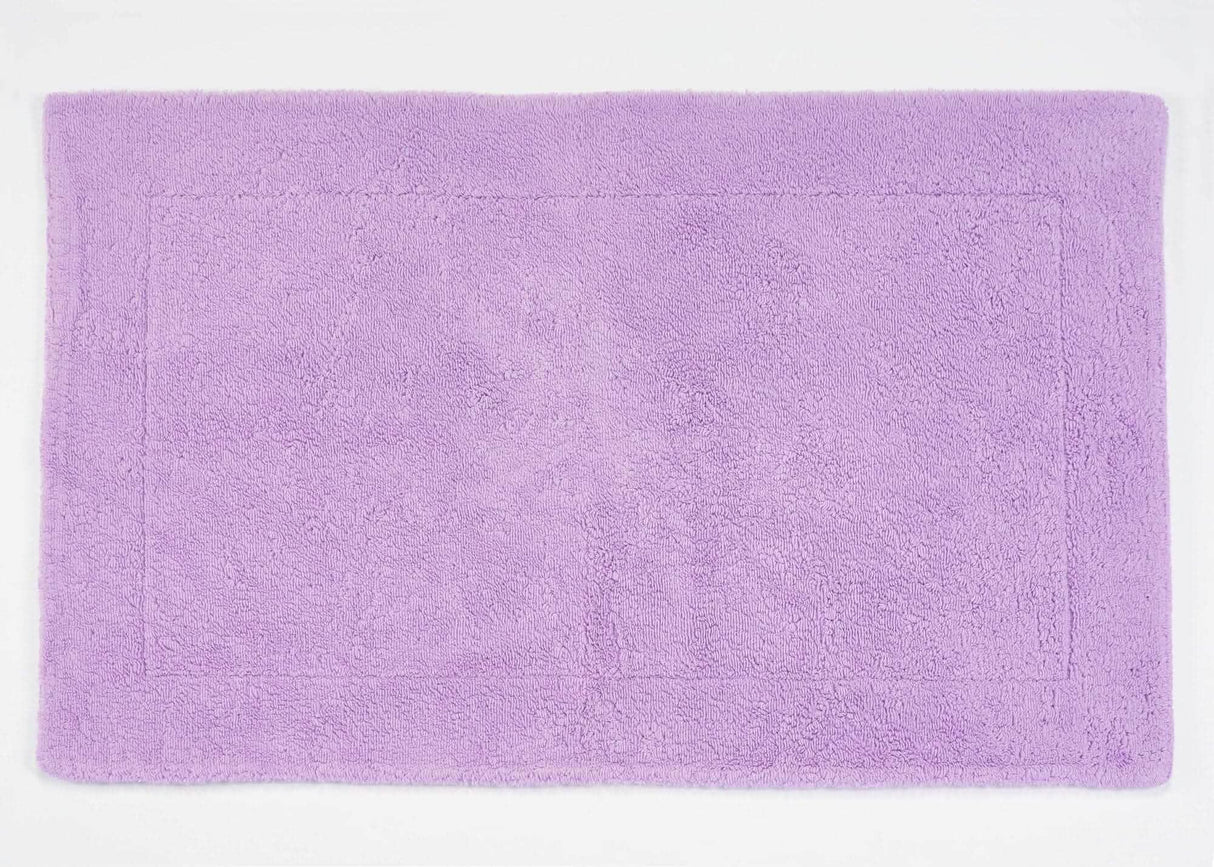 A&H Double Tub Mat - colour 430 Lupin. 100% Giza Egyptian Cotton Extra-Long Staple