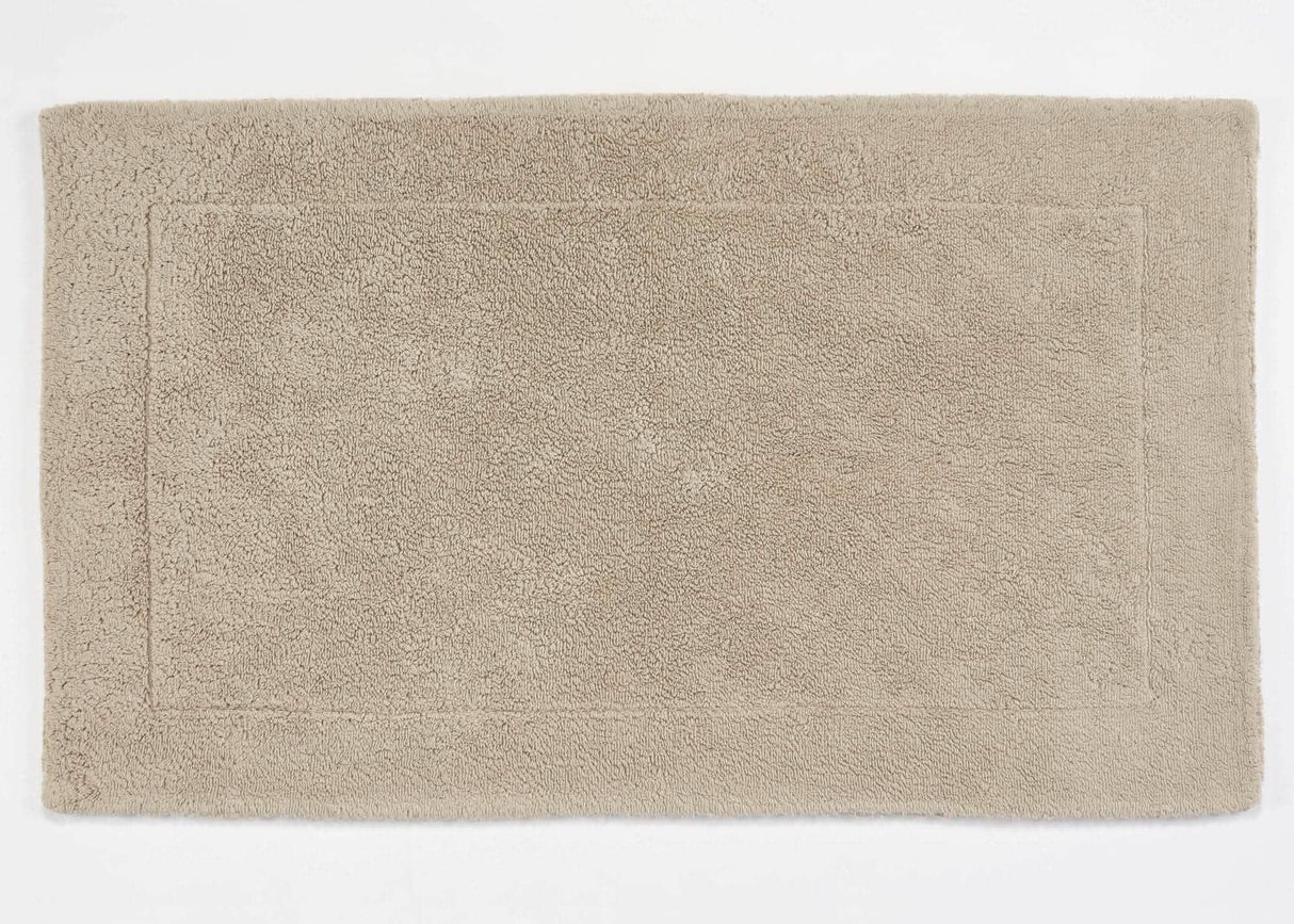 A&H Double Tub Mat - colour 770 Linen. 100% Giza Egyptian Cotton Extra-Long Staple
