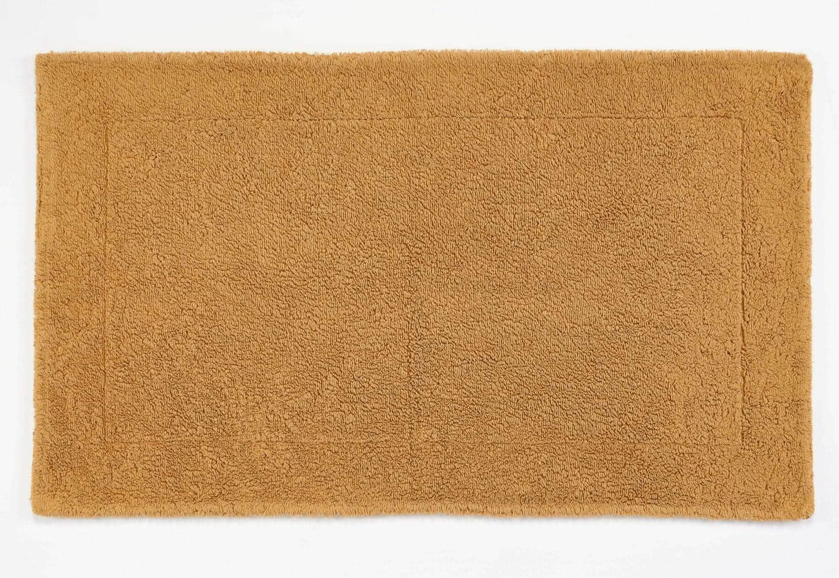 A&H Double Tub Mat - colour 840 Gold. 100% Giza Egyptian Cotton Extra-Long Staple