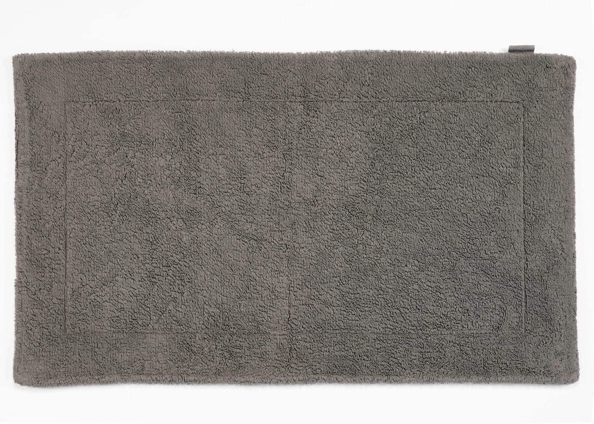 A&H Double Tub Mat - colour 920 Gris. 100% Giza Egyptian Cotton Extra-Long Staple