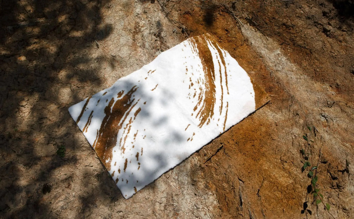 A&H Fortuny Bath Rug. 800 Gold Colour. Two available sizes