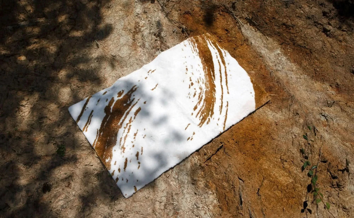 A&H Fortuny Bath Rug. 800 Gold Colour. Two available sizes