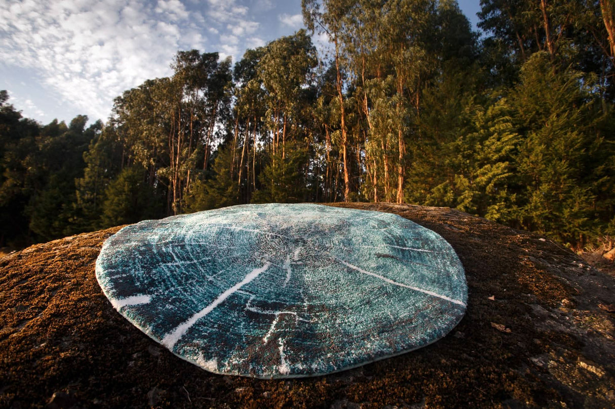 The A&H Fossile Bath Rug is made from 100% Giza Egyptian Cotton Long Staple and is 37" in diameter