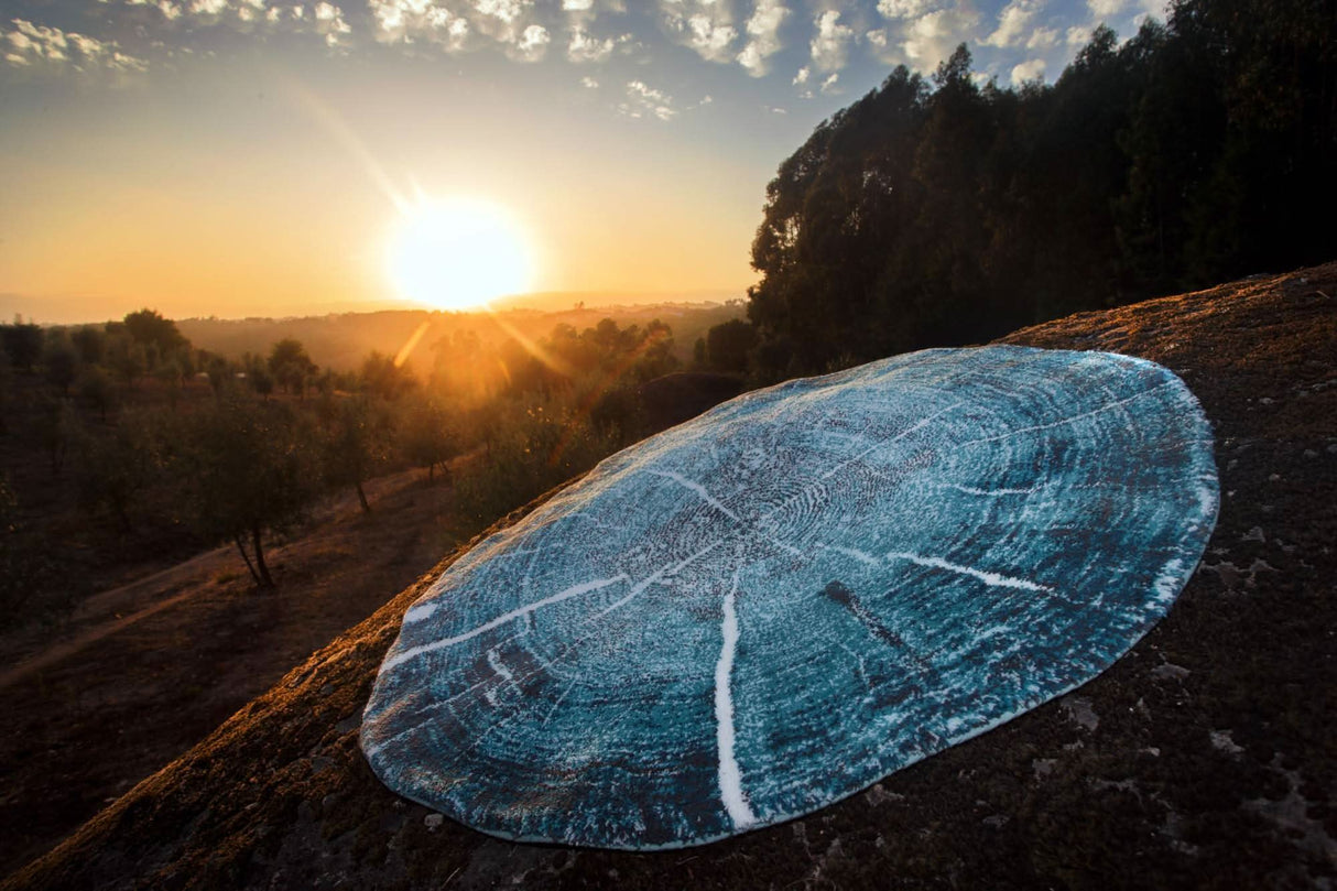 The A&H Fossile Bath Rug is made from 100% Giza Egyptian Cotton Long Staple and is 37" in diameter