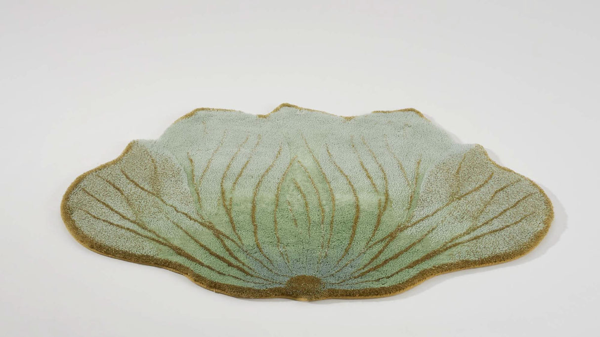 The A&H Lotus Bath Rug is made from 100% Giza Egyptian Cotton Long Staple