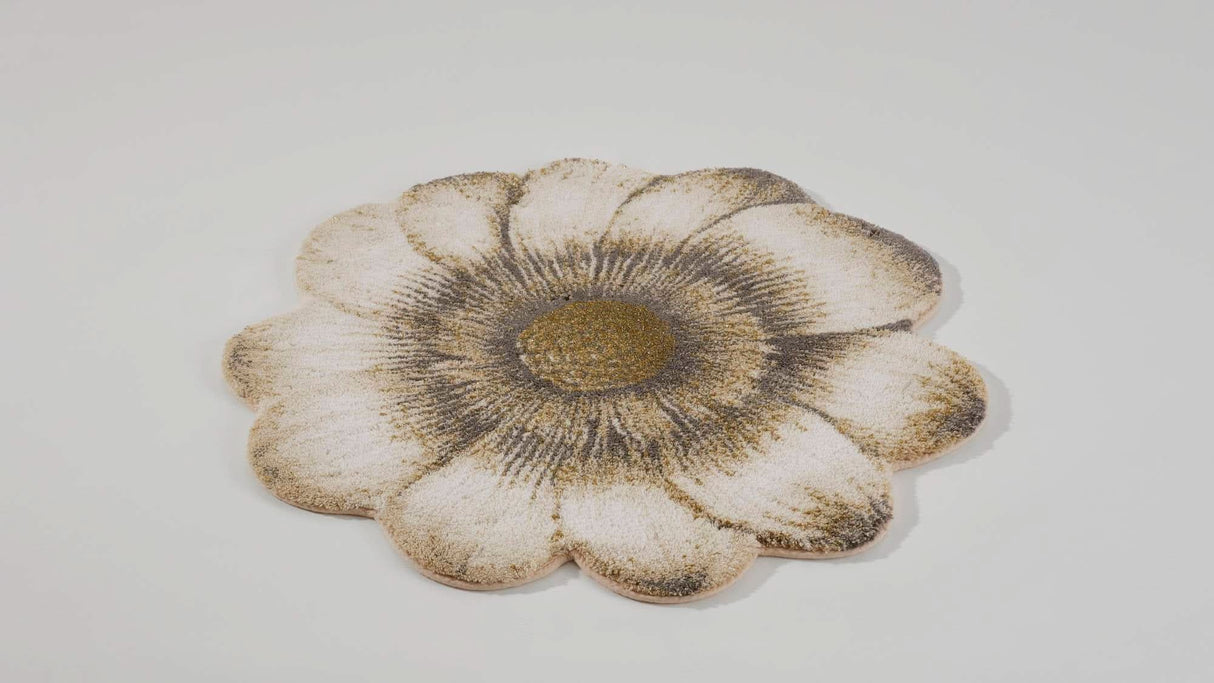 A&H Magnolia Bath Rug - 31" Diameter
