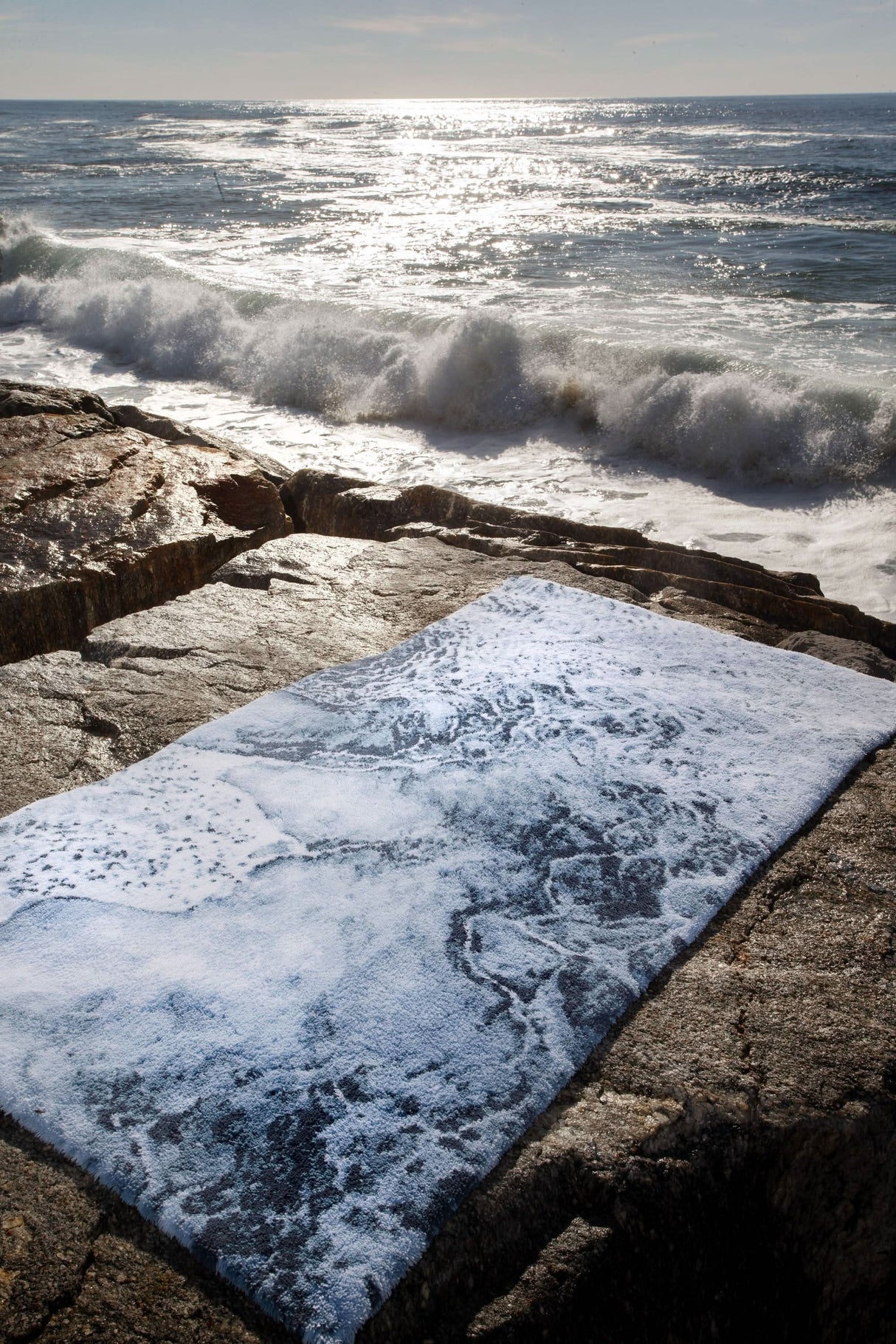 The A&H Nazaré Bath Rug is made from 100% Giza Egyptian Cotton Long Staple