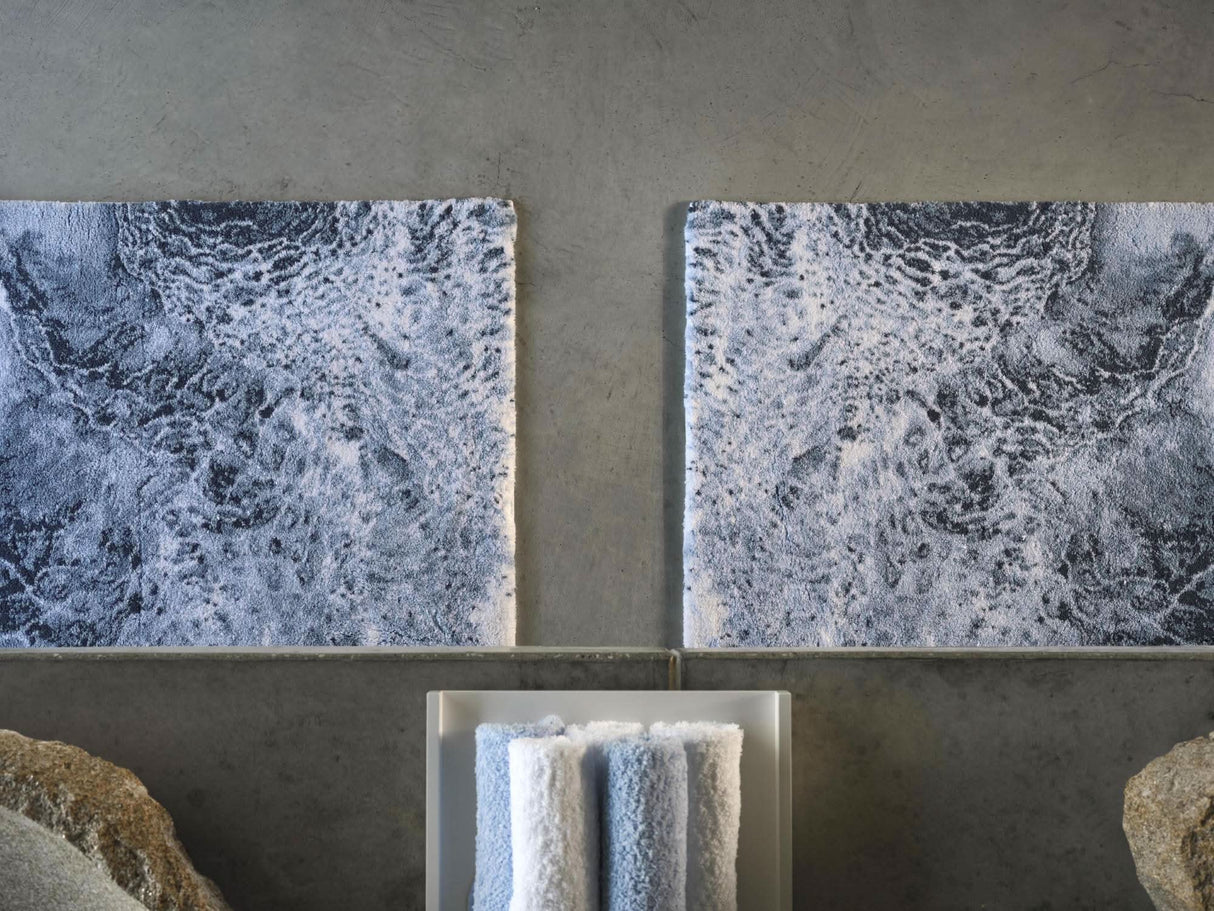 The A&H Nazaré Bath Rug is made from 100% Giza Egyptian Cotton Long Staple