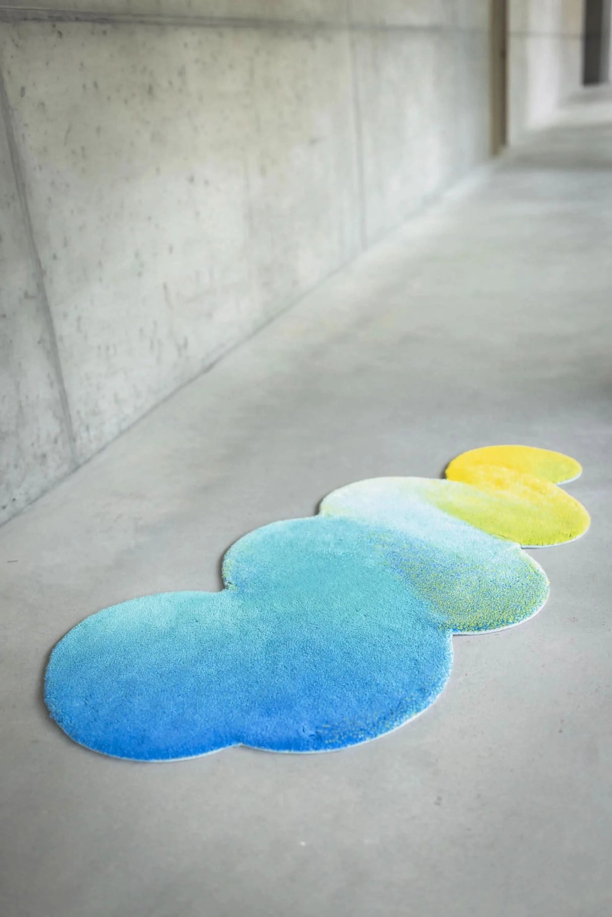 A&H Odity Bath Rug in 302 Lagoon. 1,900 gsm 27 x 55"