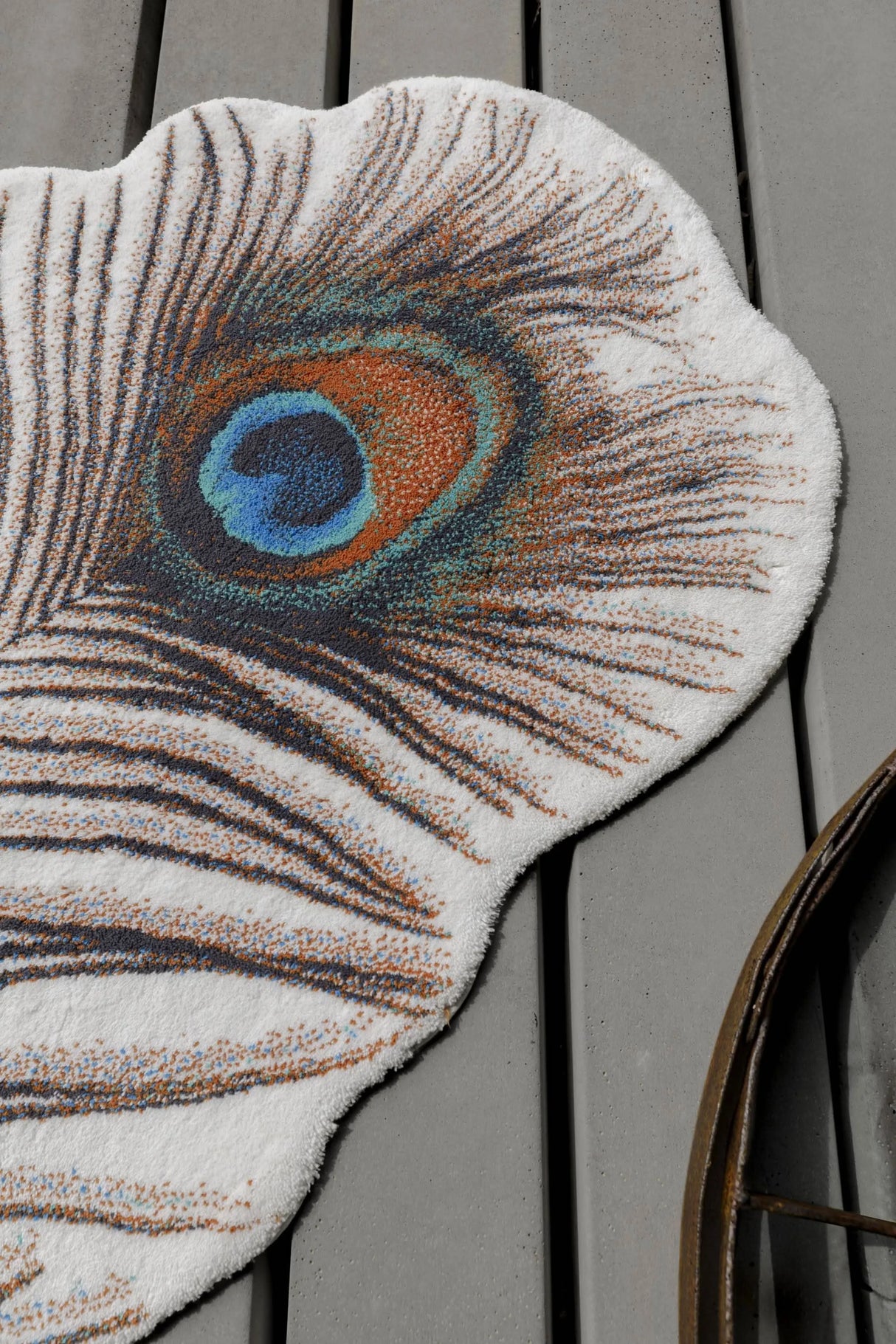 A&H Paon Bath Rug in 737 Caramel. 1,900 gsm 31 x 63"