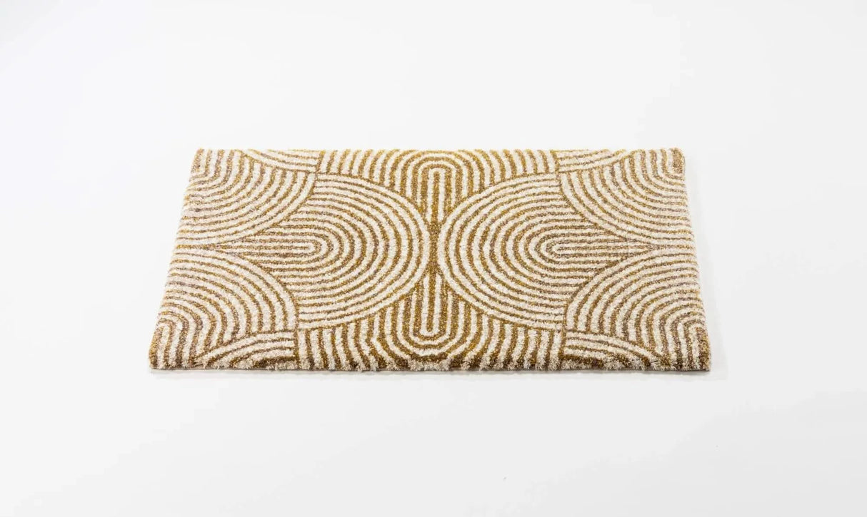 A&H Petal Bath Rug in 770 Linen - 23 x 39"