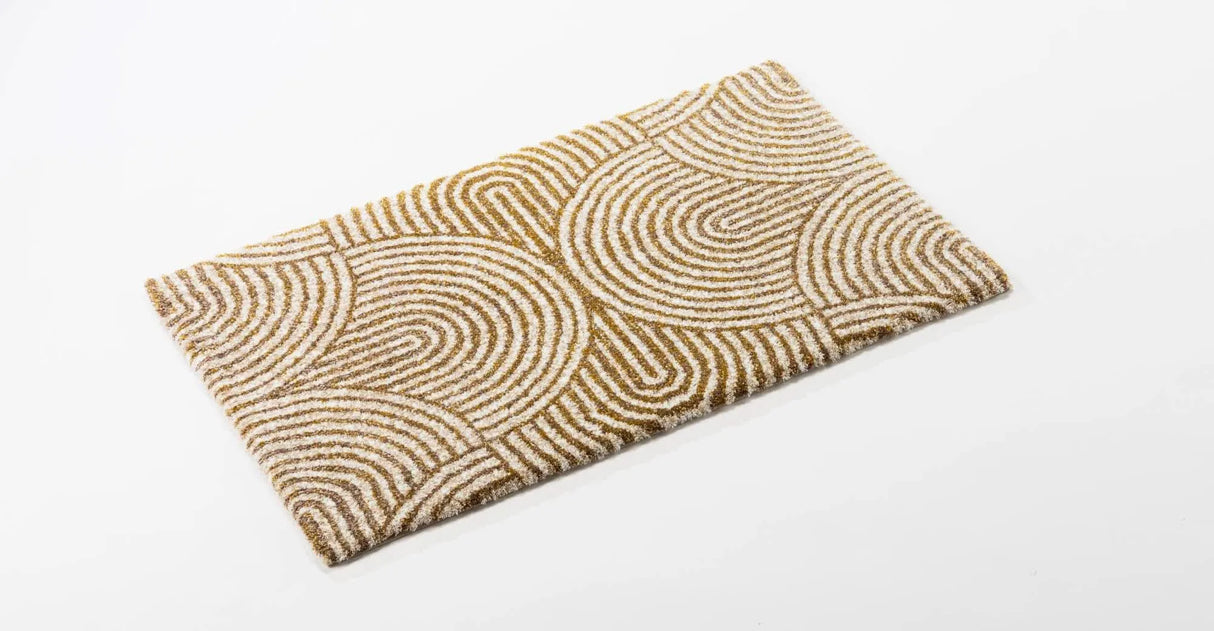 A&H Petal Bath Rug in 770 Linen - 23 x 39"