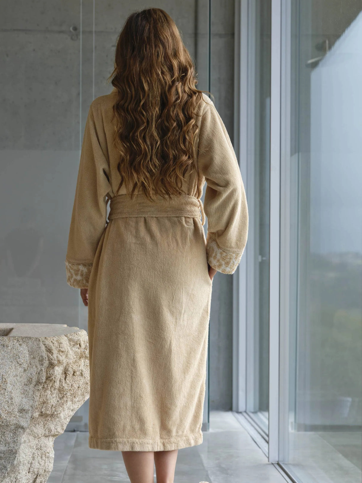 A&H Sauvage Robe in 714 Sand
