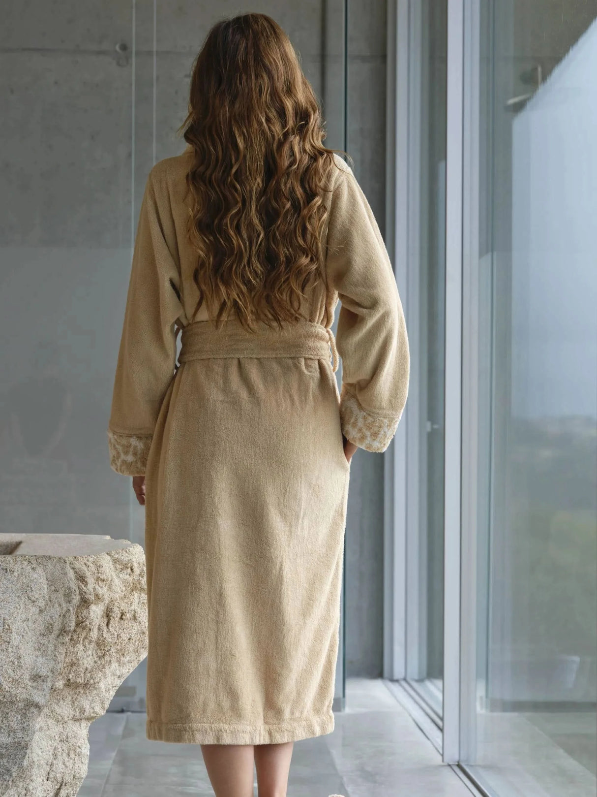 A&H Sauvage Robe in 714 Sand