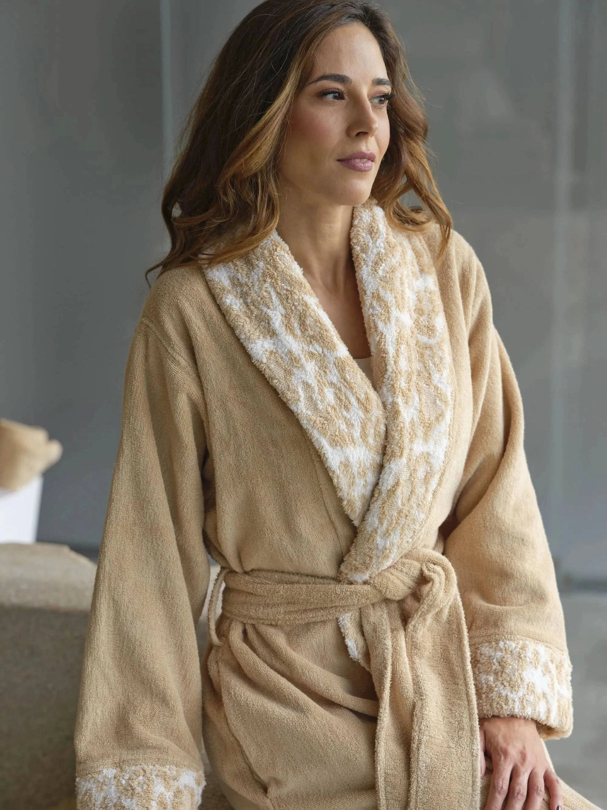 A&H Sauvage Robe in 714 Sand