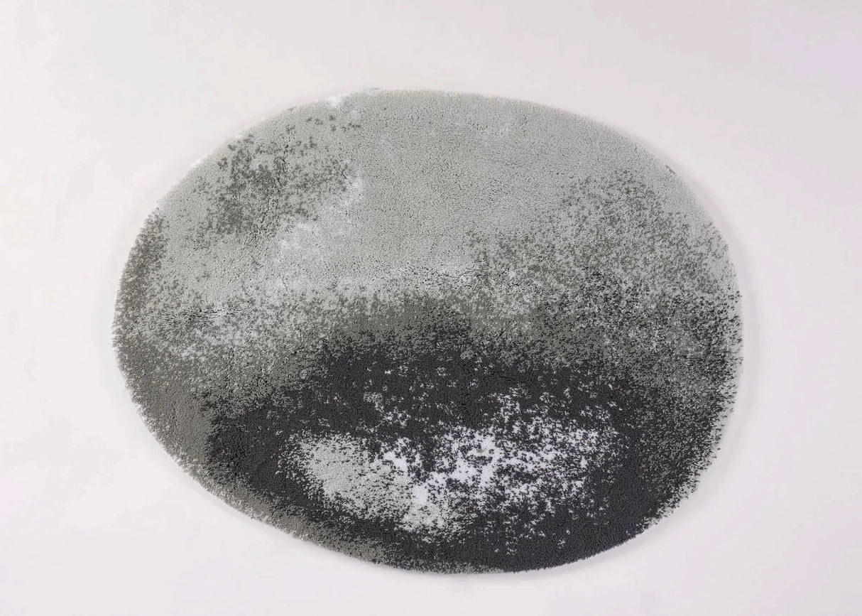 A&H Stone Bath Rug in 993 Metal, 27 x 35" | 70 x 90 cm