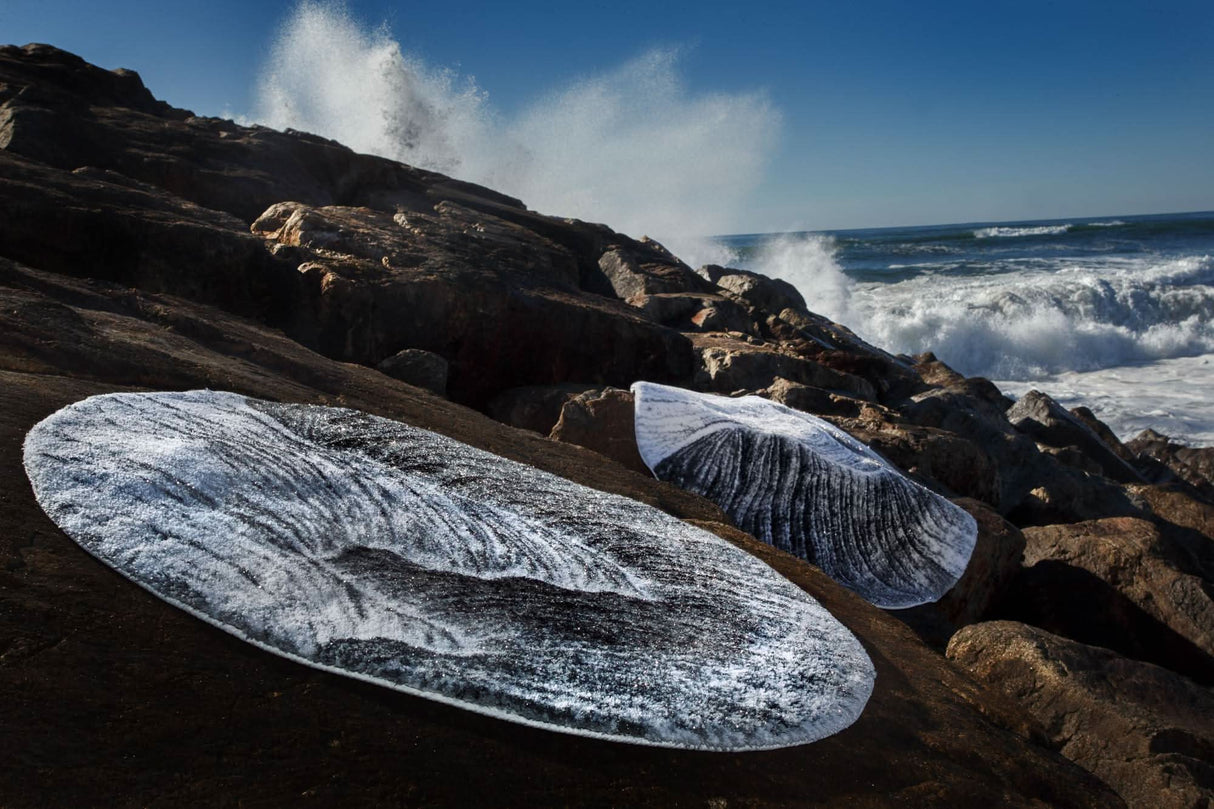A&H Yoji Bath Rug in 900 Silver