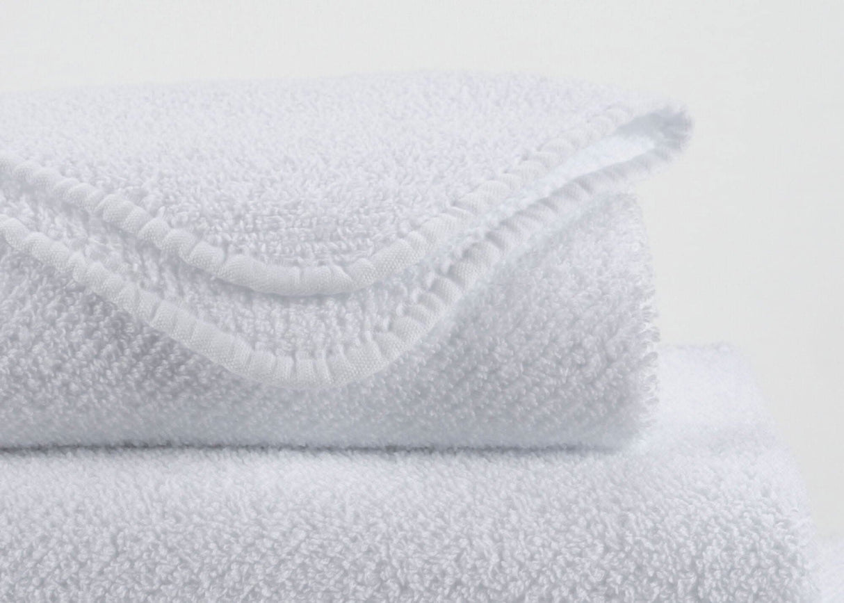Abyss Twill Towels in 100 White