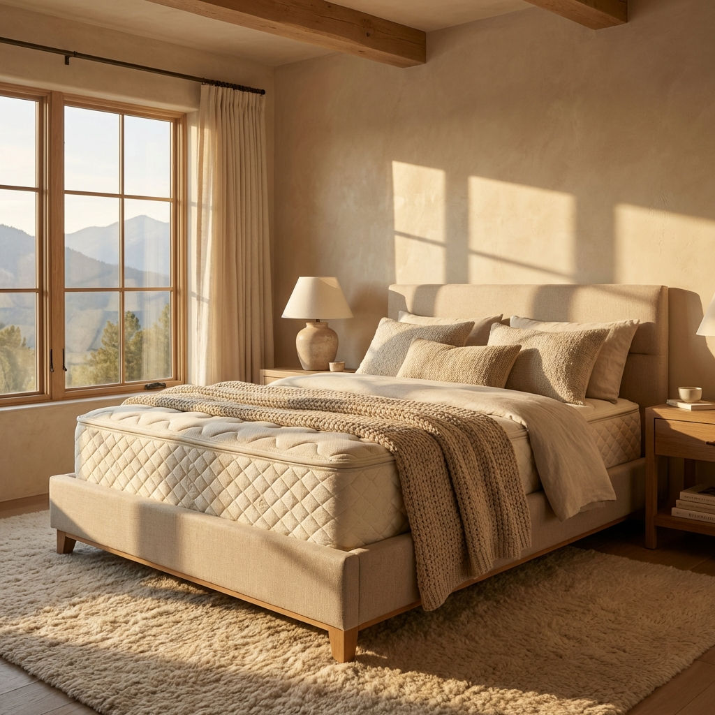 The BE York mattress is highly cradling, yet shockingly supportive thanks to the absurd number of pocket springs (over 15,000 in a king size)