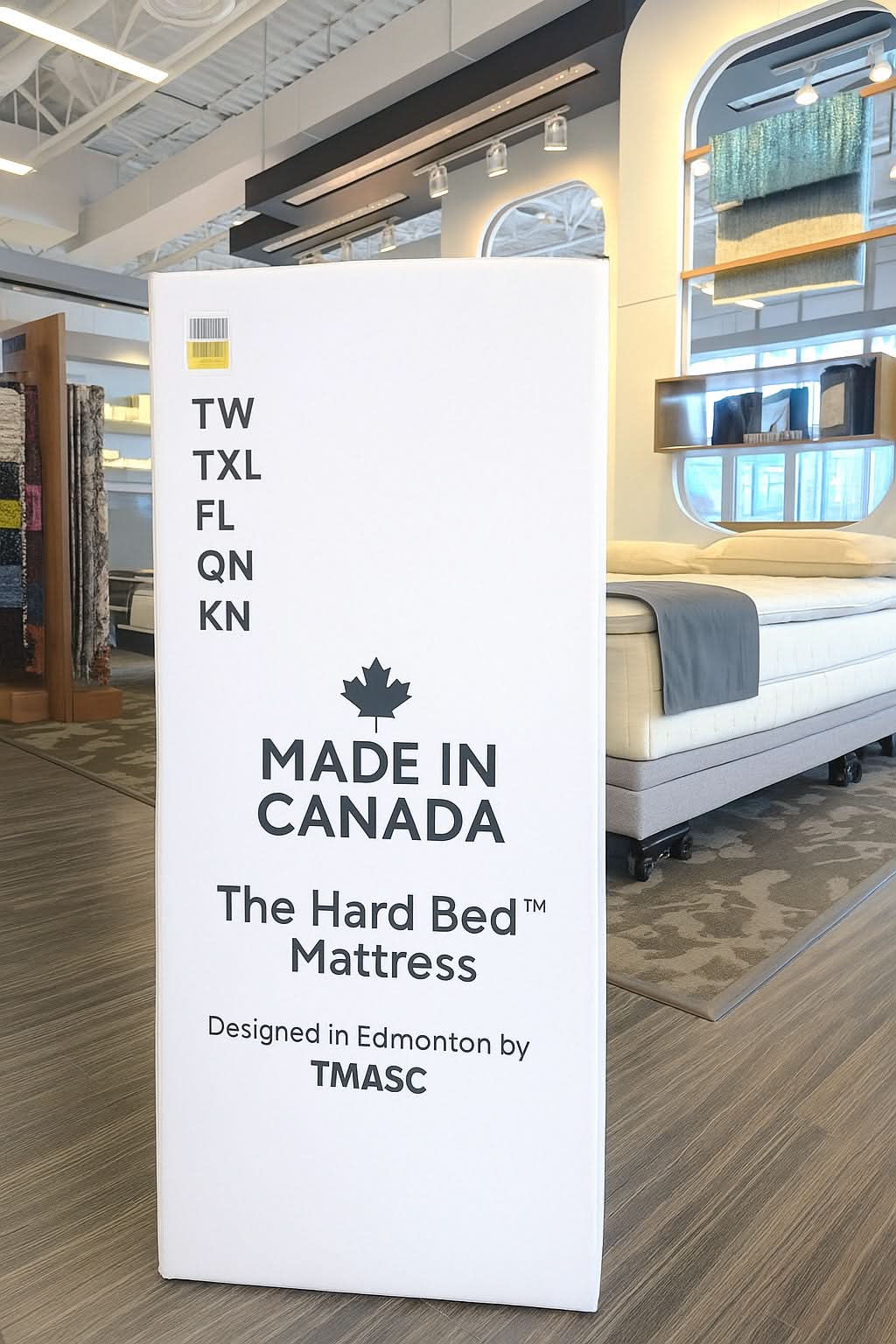 The Hard Bed™ Mattress is delivered direct to your door in an easy-to-handle cardboard box