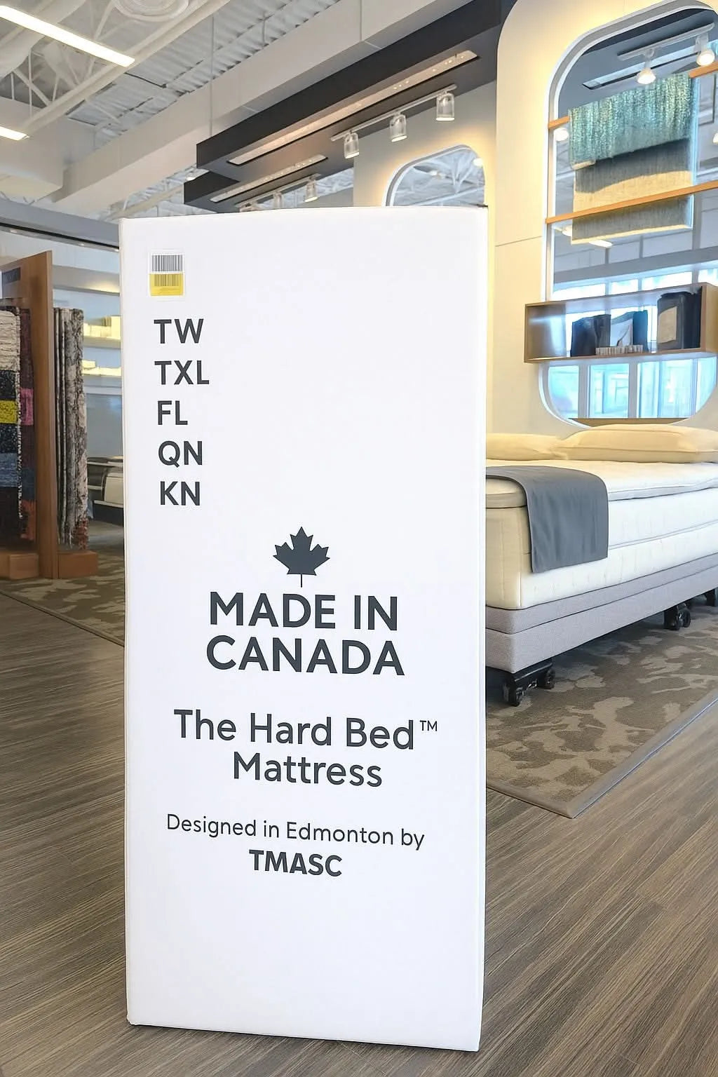 The Hard Bed™ Mattress is delivered direct to your door in an easy-to-handle cardboard box