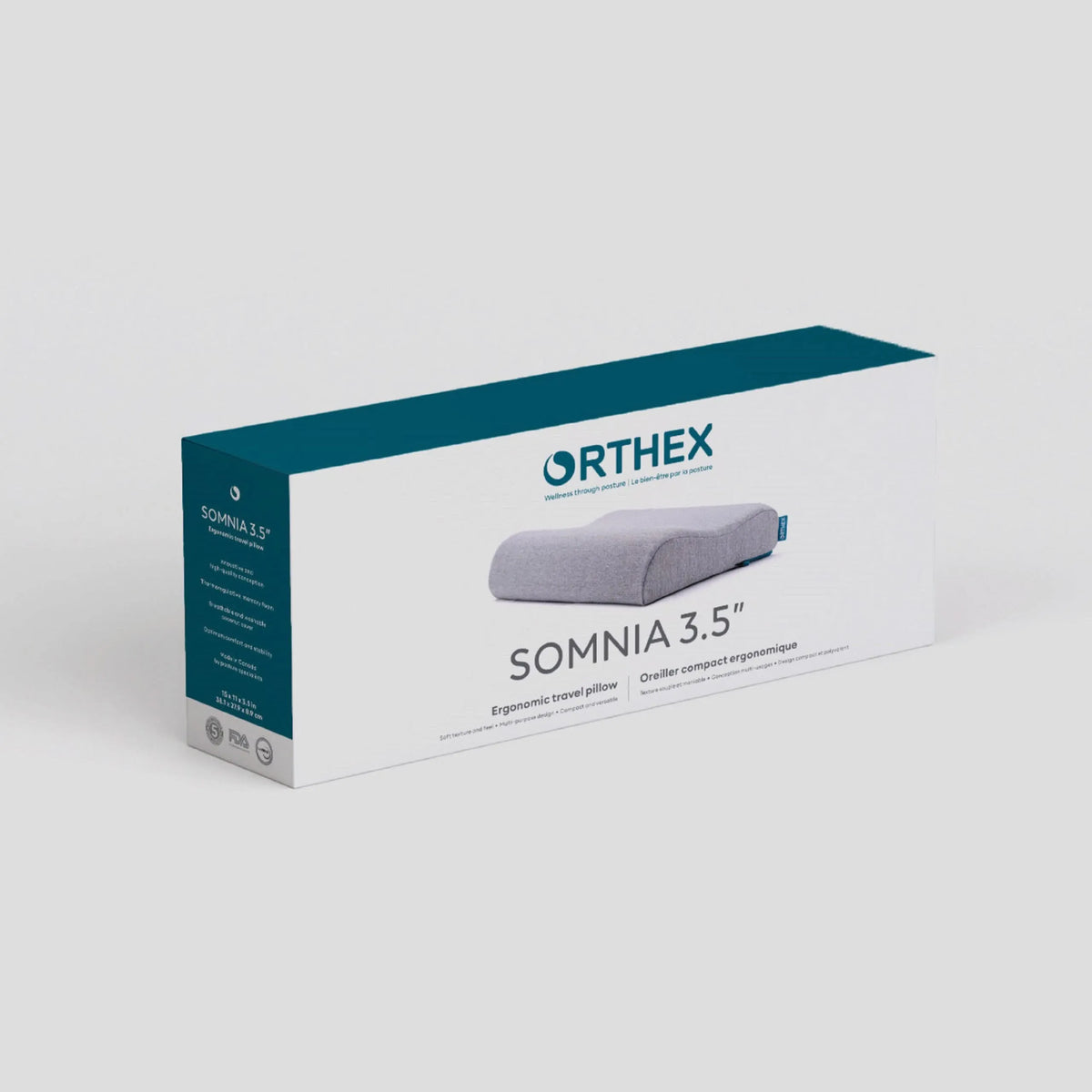 Somnia 3.5" Ergonomic Travel Pillow