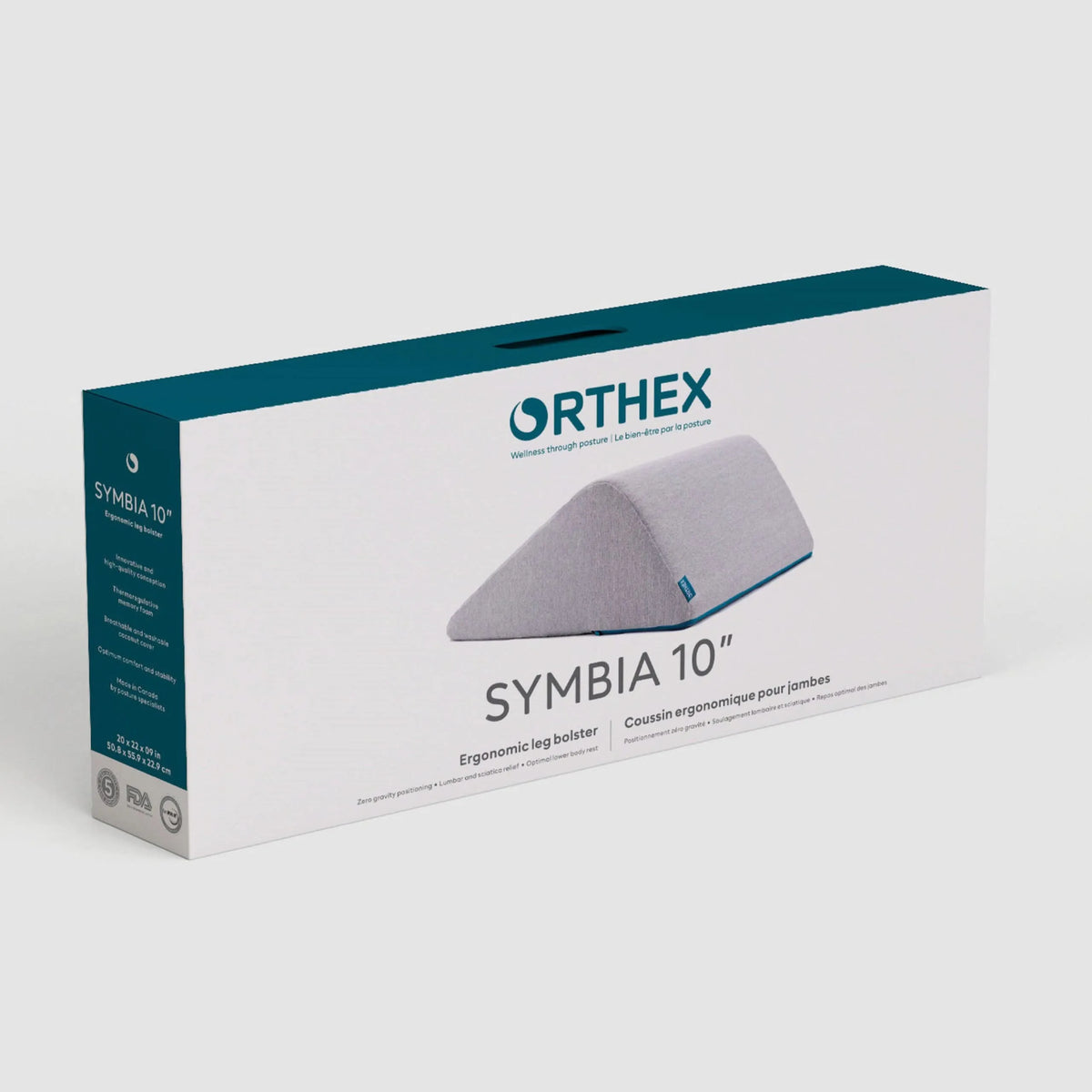 Symbia 10" Ergonomic Leg Bolster