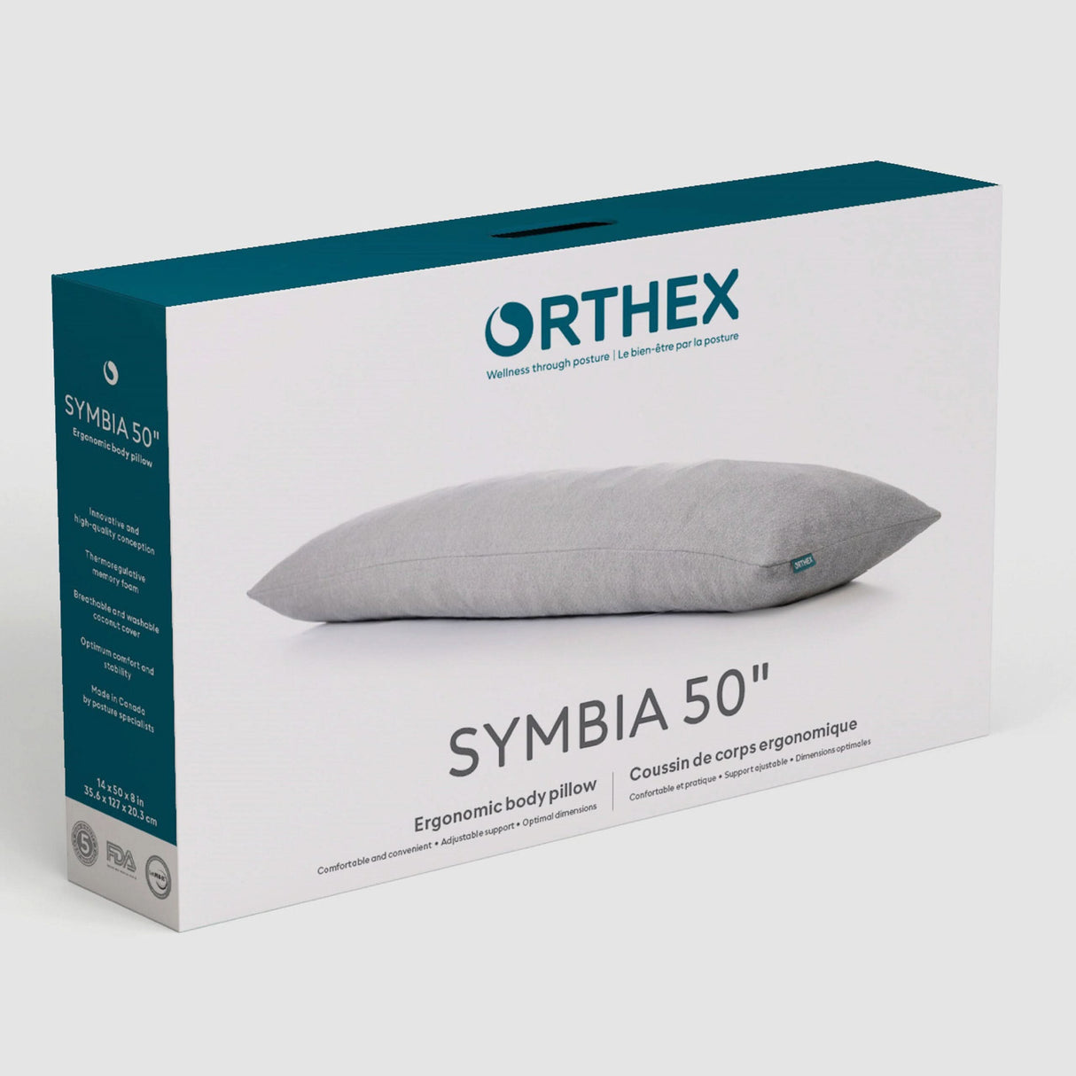 Symbia 50" Ergonomic Body Pillow