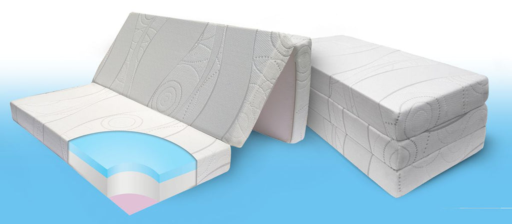 A foldable premium HR foam mattress is included in the price.
