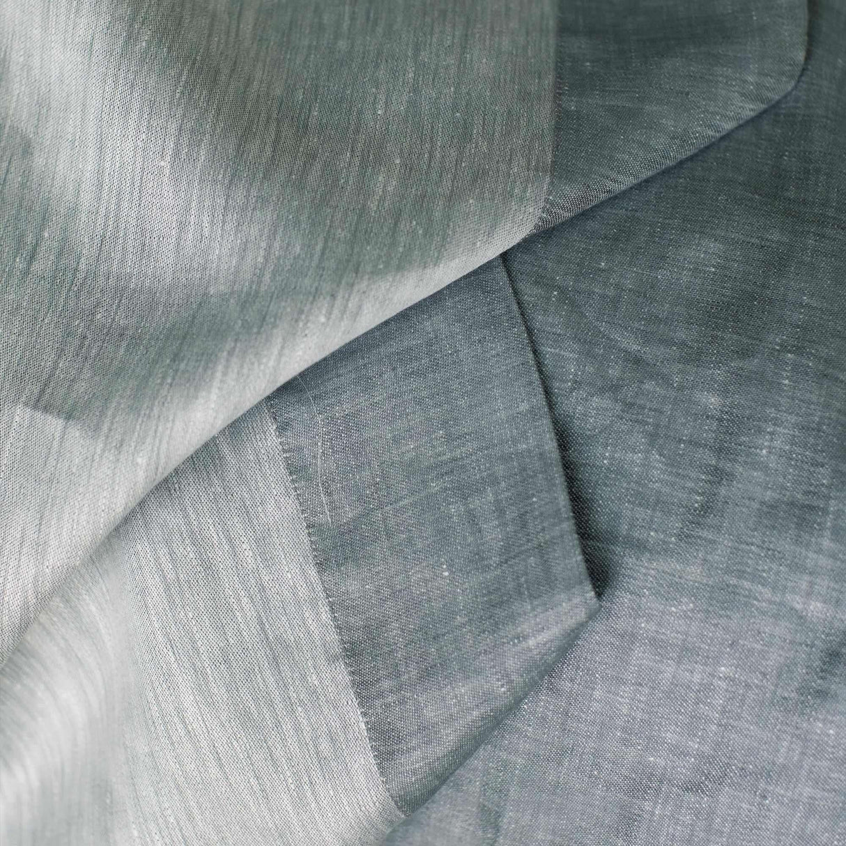 Biancha Reversible 100% Linen Sateen in Denim