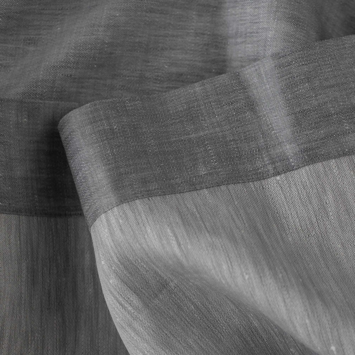 Biancha Reversible 100% Linen Sateen in Iron