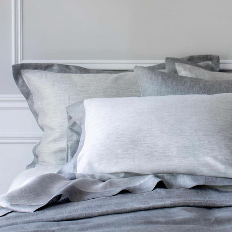 Biancha Reversible 100% Linen Sateen in Denim
