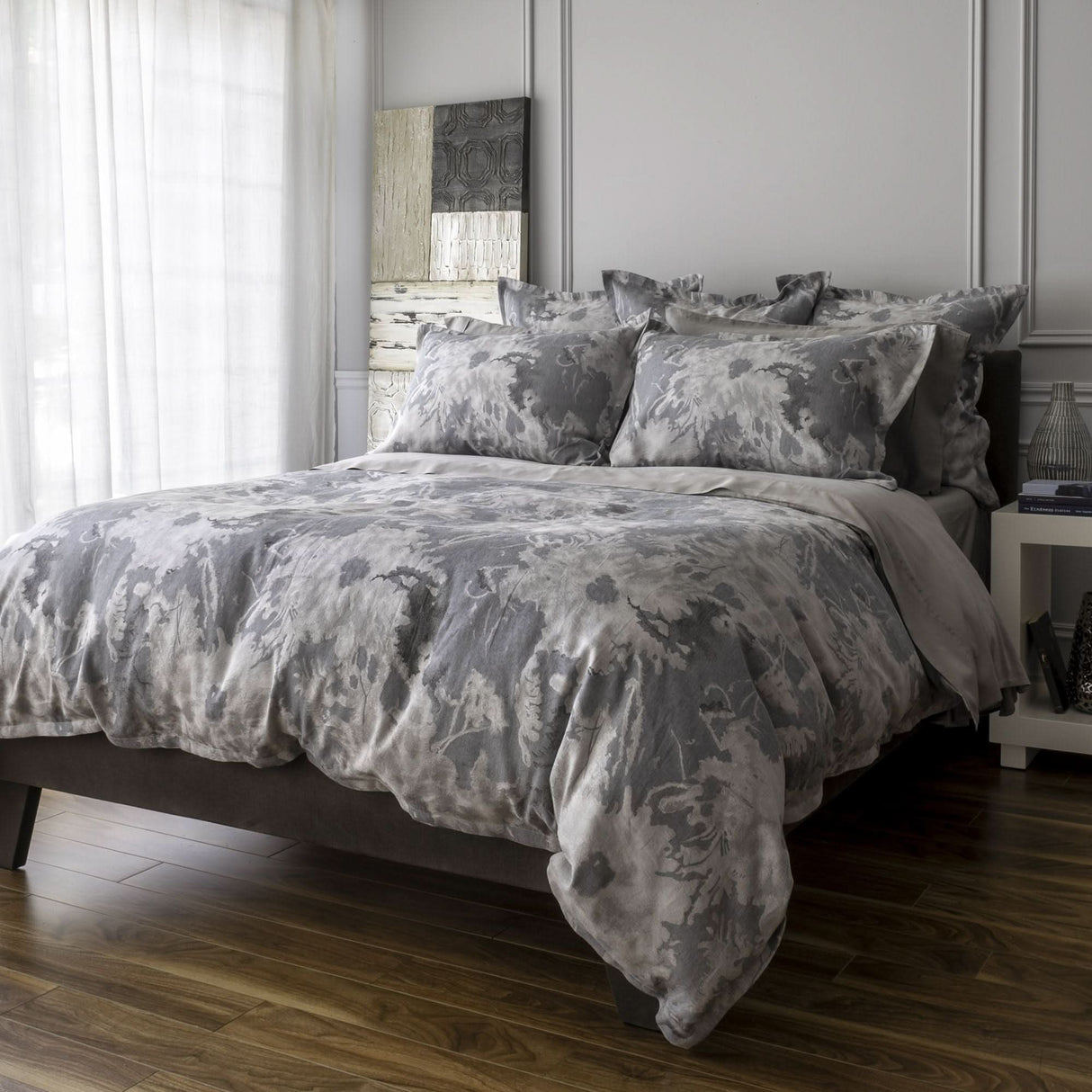 St Genève Blossom Duvet Cover in Moonlight colourway