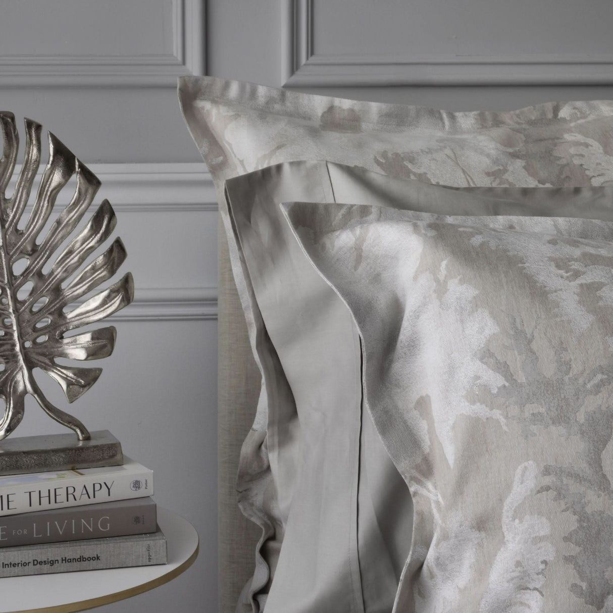 St Genève Blossom Duvet Cover in Oyster colourway