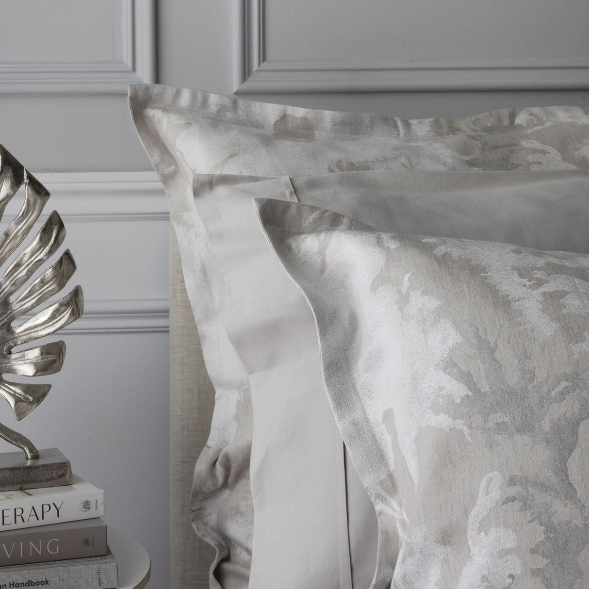 St Genève Blossom Duvet Cover in Oyster colourway