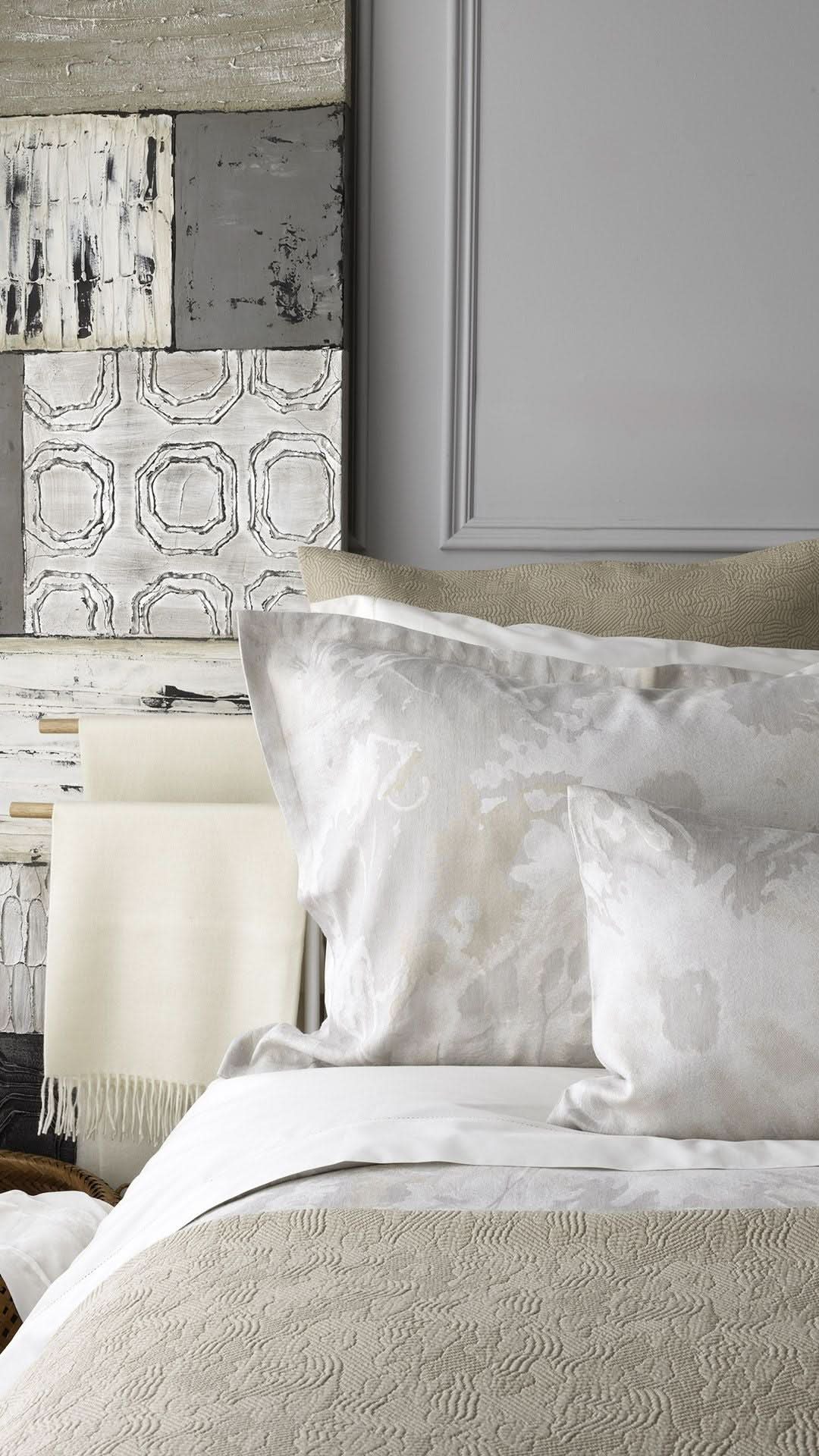 St Genève Blossom Duvet Cover in Parchment colourway