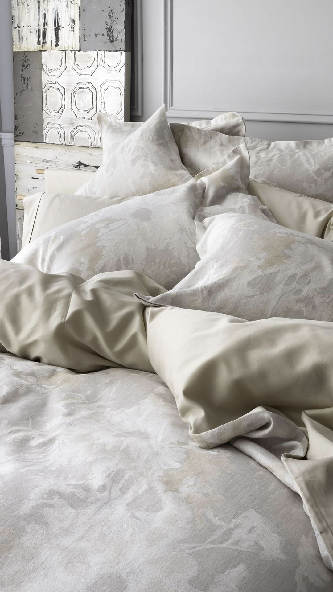 St Genève Blossom Duvet Cover in Parchment colourway