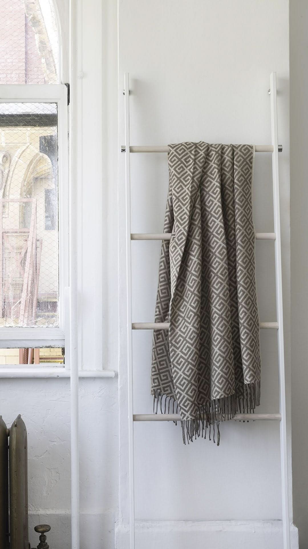 St Genève Bruno Throw in Almond colourway