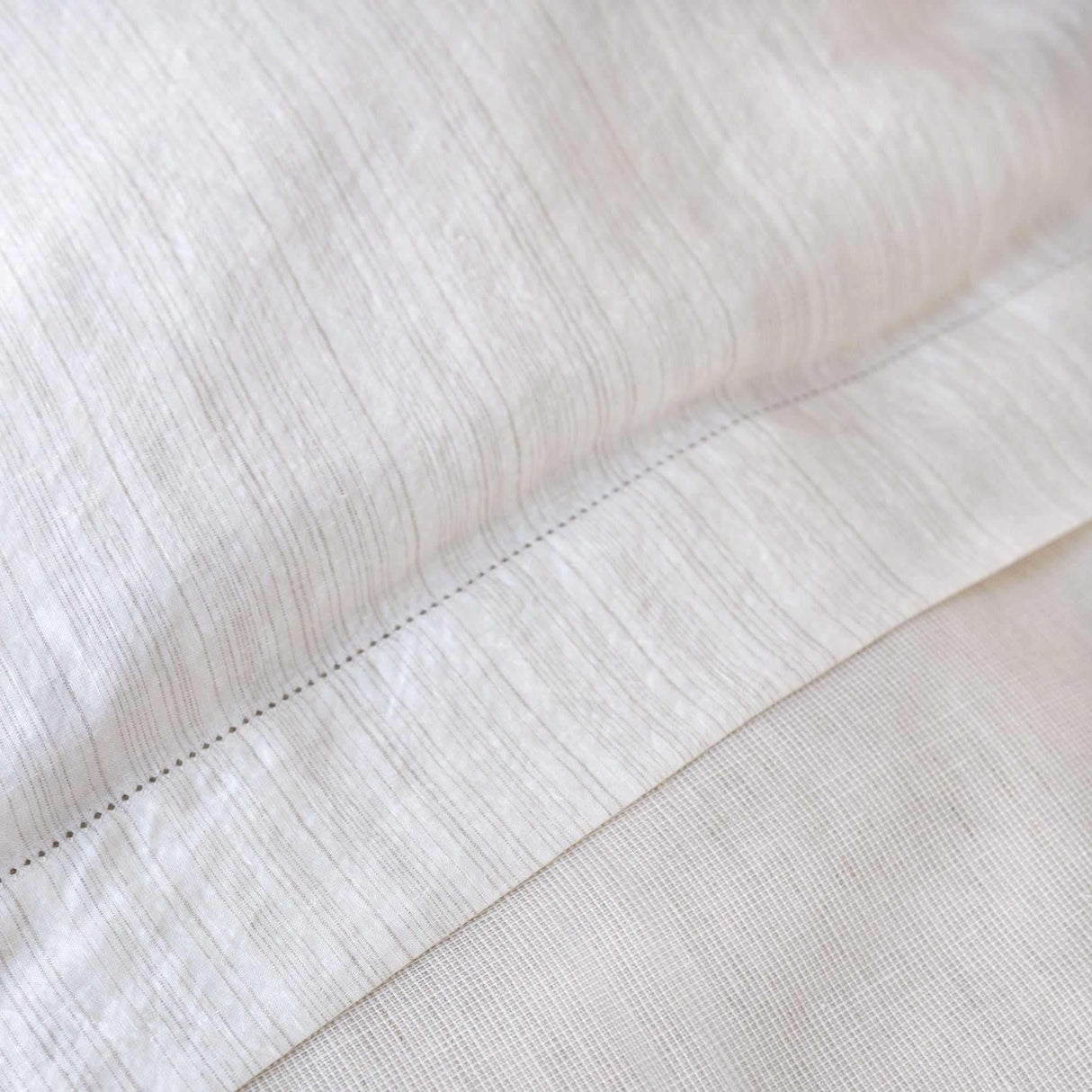 Colette Check in Ecru (bottom of picture)