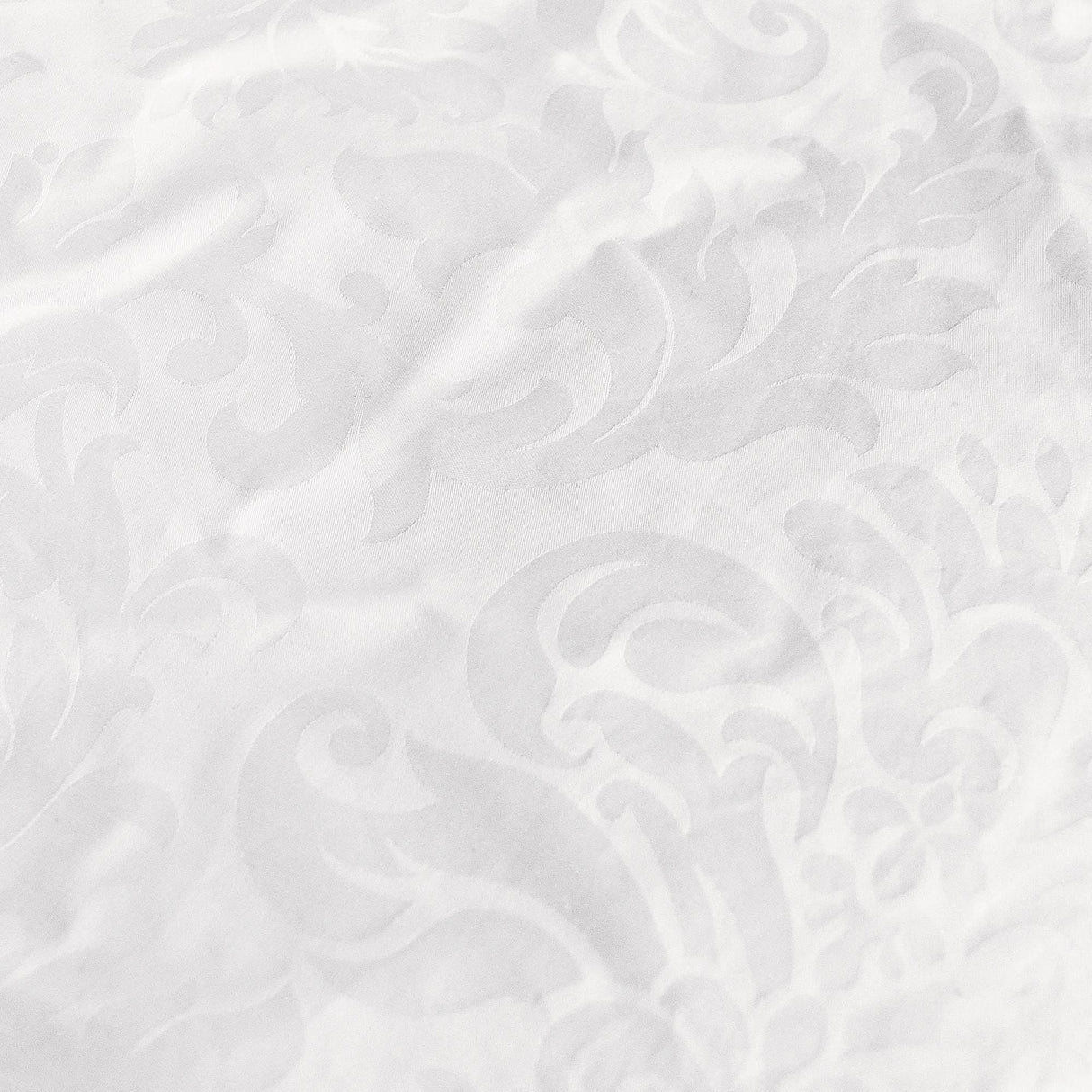 Closeup of the ticking (fabric) used for the shell on all Eiderdown duvets